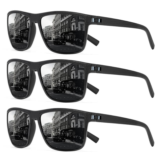 Gafas de sol TURBOPEP cuadradas polarizadas ligeras UV400