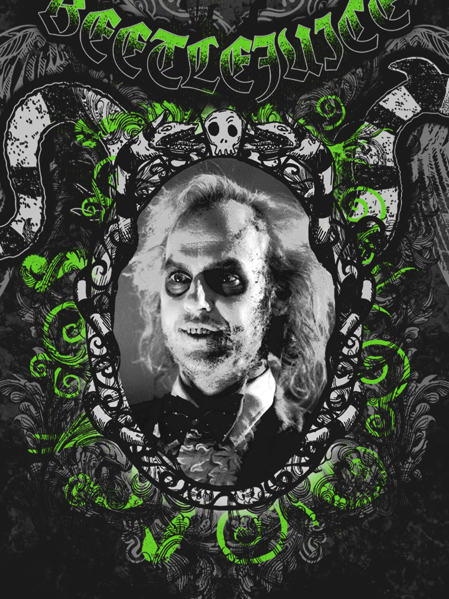 Beetlejuice, Mens Graphic Short Sleeve Tee, Sizes XS-3XL