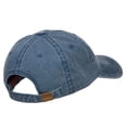 thumbnail image 4 of Papa Bear Embroidered Washed Cap - Navy OSFM, 4 of 5