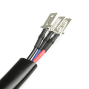 Holley RetroBright RBEC120, Unterminated H4 or 9003 3-pin Male Headlight Connector - Pins not included