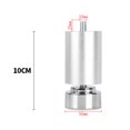 thumbnail image 7 of 4Pcs Table Feet M10 Alloy Metal Furniture Legs for Beds Coffee Tables Couch Argent 10cm, 7 of 7