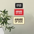 thumbnail image 3 of Signs ByLITA Classic Framed Aware Of Dog Sign (Navy Blue / White) - Small, 3 of 6