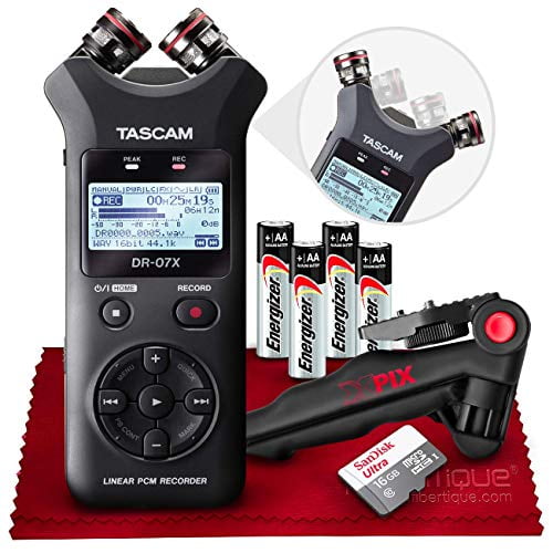 Tascam DR07X Stereo Handheld Digital Audio Recorder with USB Audio