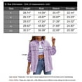 thumbnail image 5 of Ripped Jean Jacket for Women Distressed Washed Button Down Frayed Hem Denim Shacket with Pockets Shermie, 5 of 5