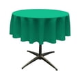 thumbnail image 1 of TCpop58R-JadeP53 LA Linen Nappe en Popeline de Polyester, Jade - 58 Po. Rond, 1 of 4