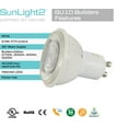 thumbnail image 3 of SunLight2® Builders Edition, GU10 Form With Twist Lock Base, Single CCT 2700K, 35° Beam Angle, White Finish, 4 Pack., 3 of 5