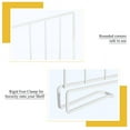 thumbnail image 5 of Shelf Dividers, 12 Pack Metal Closets Shelves Organizer, White, 5 of 7