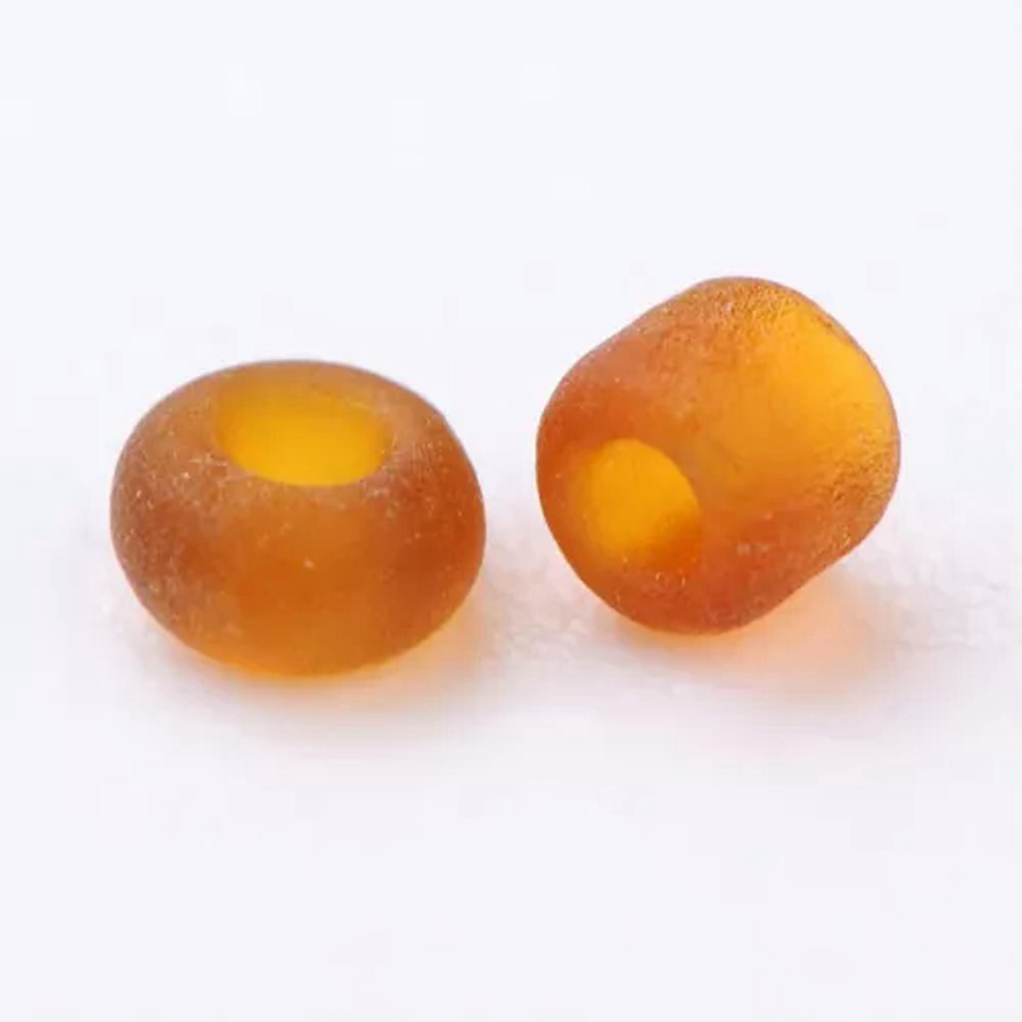 EOEMY 30000Pcs Frosted Round Glass Tiny Beads Loose Spacer Beads Diy Jewelry Craft 2mm-Coconutbrown