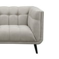 thumbnail image 5 of AC Pacific Mid-Century Modern Beige Living Room Loveseat, 5 of 7