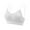 White, variant on Luxtrada V Neck Cami Bra Bralettes for Women Padded Seamless Bralette (Black,M)