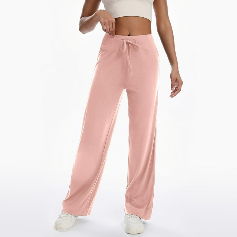WMTBSRSW Women's Wide Leg Sweatpants for Petite High Rise Baggy