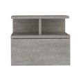 thumbnail image 2 of DeeHome Adele Floating Nightstand with Drawer and Open Storage Shelves, 2 of 7