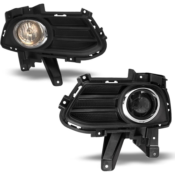 2PCS Fog Lights Assembly for 2013 2014 2015 2016 Ford Fusion,Smoked Lens