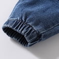 thumbnail image 6 of traylea Baby Clothes Toddler Boys Girls Jeans Stretchy High Waisted Denim Pants Straight Leg Pull on Trousers, 6 of 9