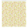 thumbnail image 3 of Ambesonne Luau Shower Curtain, Toucan Birds Pineapples, 69"Wx75"L, Dark Orange Apple Green, 3 of 3