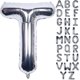 thumbnail image 1 of Letter Balloons 40 Inch Giant Jumbo Helium Foil Mylar for Party Decorations Silver B, 1 of 4