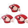 thumbnail image 6 of Pebbuoy 1 Pair Swimming Hand Paddle with Silicone Strap Holes Professional Kids Adults Beginner Freestyle Training Aid Fins Lap Swimming Accessories, 6 of 7