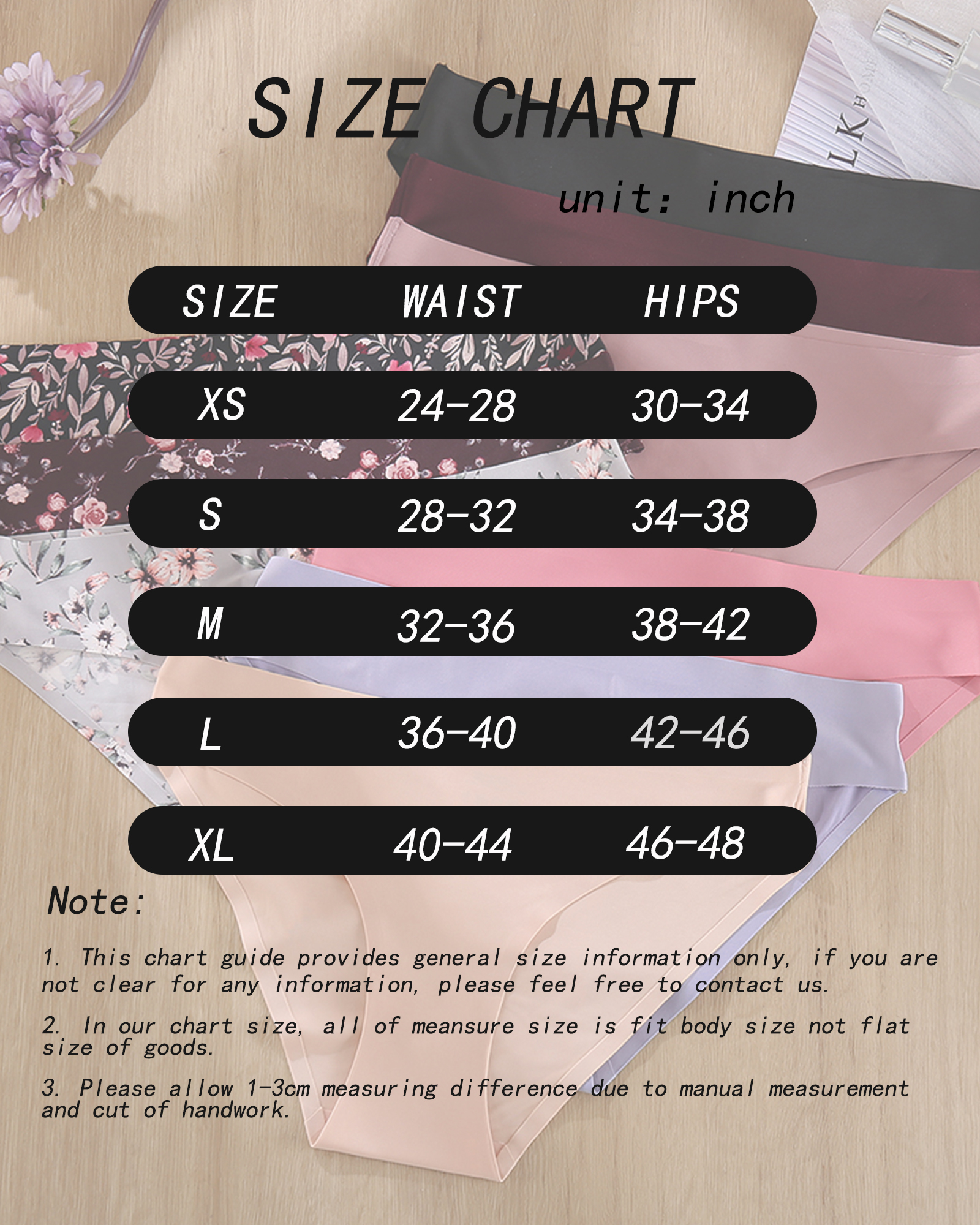 Finetoo Women's Seamless Bikini Panties, 10-Pack photo 6