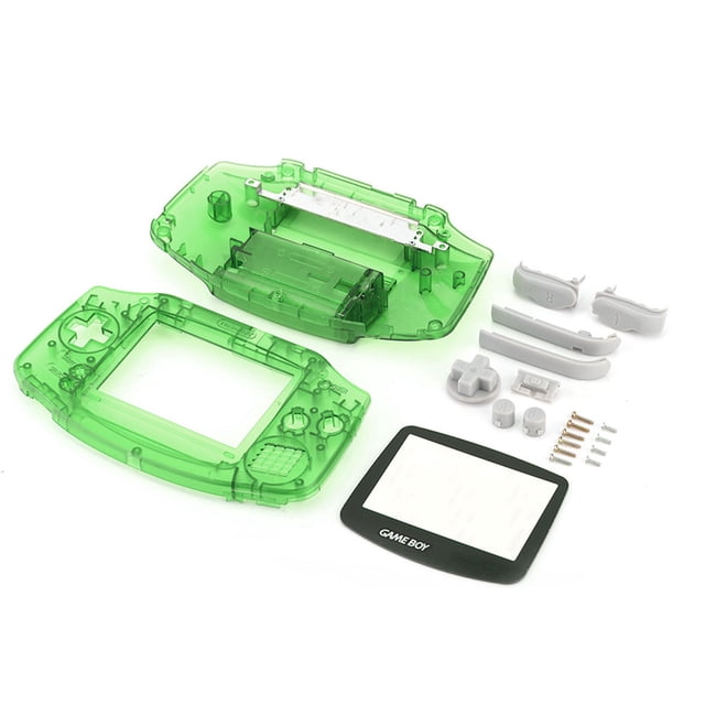 LYUMO Kit de Remplacement de Coque de Boîtier pour GBA Gameboy Advance Transparent Bleu