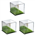 thumbnail image 1 of 3X Golf Ball Display Cabinet, Golf Ball Square Display Cabinet, Memorial Box, Acrylic Mirror Storage Box, 1 of 8