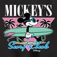 thumbnail image 3 of Disney - Mickey & Friends - Mickey's Surf Club - Miami Retro Colors - Toddler And Youth Crewneck Fleece Sweatshirt, 3 of 5
