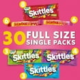 Skittles & Starburst Variety Pack Full Size Chewy Candy Assortment 30 Bars