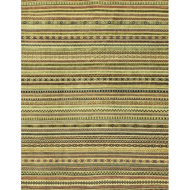 Ahgly Company Tapis Rectangulaire Abstrait Brun Rougeâtre, 8 Pieds x 10 Pieds