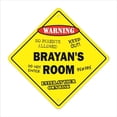 thumbnail image 1 of SignMission X-Brayans Room Panneau de Chambre 12 x 12 Po. Crossing Zone Xing - Brayans, 1 of 1