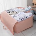 thumbnail image 2 of Bolsa de almacenamiento de ropa de gran capacidad, armario impermeable, organizador de guardarropa, colcha, almohada, manta, organizador, almacenamiento de ropa de cama a prueba de polvo, 2 of 5
