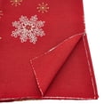 thumbnail image 4 of Saro Lifestyle 116.R70120B 70 x 120 in. Snowflake Design Tablecloth, Red, 4 of 4
