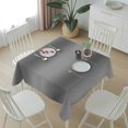 thumbnail image 6 of Grey Ombre Table Cloth Waterproof Tablecloths, Farmhouse Gray Gradient Modern Art Tablecloth Dining Table Cover for Kitchen Party Tabletop Outdoor, Square Tablecloth 54x54 Inch, 6 of 9