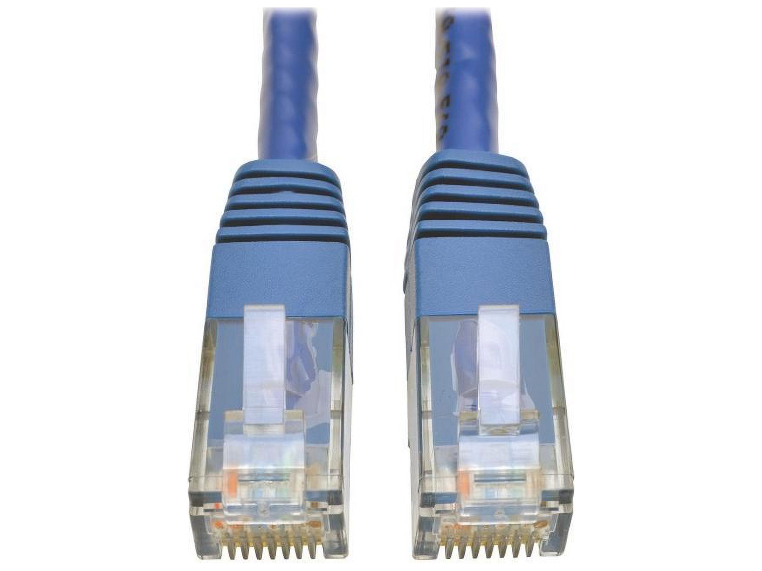 Tripp Lite Cat6 Gigabit Molded Patch Cable, 25 ft. RJ45 (M/M), 550MHz 24 AWG Blue 25' (N200-025-BL) - image 3 of 9