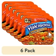 (6 pack) Maruchan Yakisoba Teriyaki Chicken Flavor Noodles, 3.98 oz