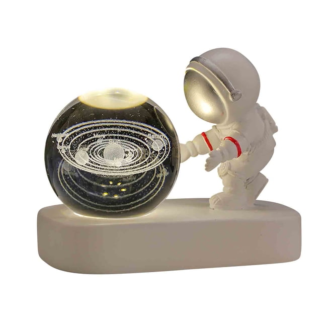 Luminous Planetary Crystal Ball With Hand Push Night Light USB Power Supply To Keep Warm Bedside Light Children’s Gift