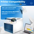 thumbnail image 2 of Cartuchos de tóner Diegees 410A 410X, paquete de 4 para HP Color LaserJet, 2 of 8