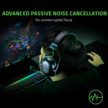 Razer - BlackShark V2 X Wired Gaming Headset for PC, PS5, PS4, Switch, Xbox X|S, and Xbox One - Black