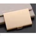 thumbnail image 2 of 1 Pcs Gold Fashionable Aluminum Card Holder, Aluminum Alloy Business Card Box, Credit Card Box, Bank Card Box, 2 of 4
