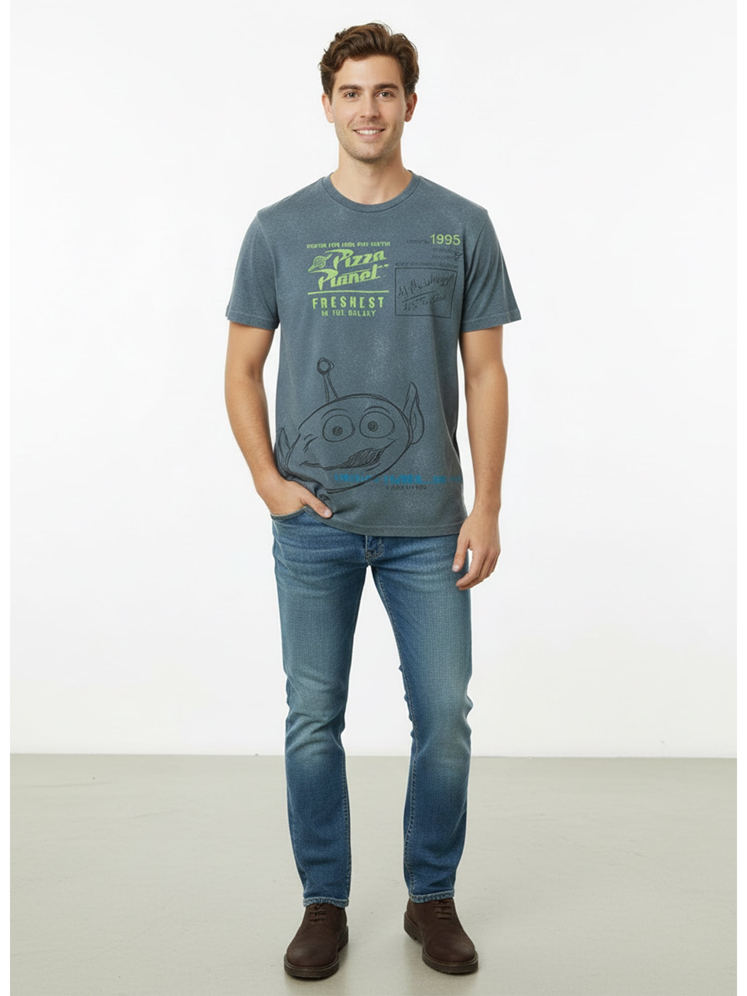 Toy Story, Men's & Big Men's Graphic Tee, Freshest in the Galaxy, Sizes S-3XL