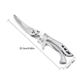 thumbnail image 6 of Kironypik Kitchen Scissors Chicken Fish Clean Cook Stainless Steel Scissor Anti-slip Portable Washable Multifunctional Barbecue Shears, 6 of 6