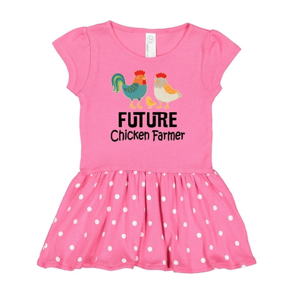 Inktastic Future Chicken Farmer Childs Gift Baby Girl Dress