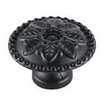 thumbnail image 3 of Elegant Decor Home Decorative Corio 0.9" Diameter Matte Black Mushroom Knob Multipack (Set of 10), 3 of 6