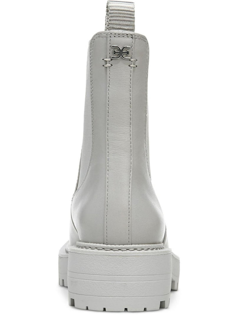 Sam Edelman Womens Laguna Leather Ankle Chelsea Boots Gray 7