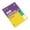 C, variant on A4 Thin Paper Lecture Notebook, 400 Pages 55gsm Ruled Lined Journal, Easy Tear Lightweight Notepad For Home Office, Yellow Purple (Multicolor, 29.7*21)