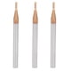 thumbnail image 1 of 3Pcs Milling Cutter 4 Flutes Tungsten Steel CNC End Mill Cutting Tool 1.5 x 50 x 4T, 1 of 5