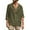Green, variant on LZHGirlshop Mens Casual Long Sleeve Cotton Linen Shirts Buttons Down Solid Plain Roll-Up Sleeve Summer Beach Shirts,Khaki,2XL