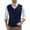 Dark Blue, variant on Breastfeeding Tops for Men Sweater Vest Men's Sleeveless Knitted Vest V Neck Knitted Vest Spring Sleeveless Knitted For Men