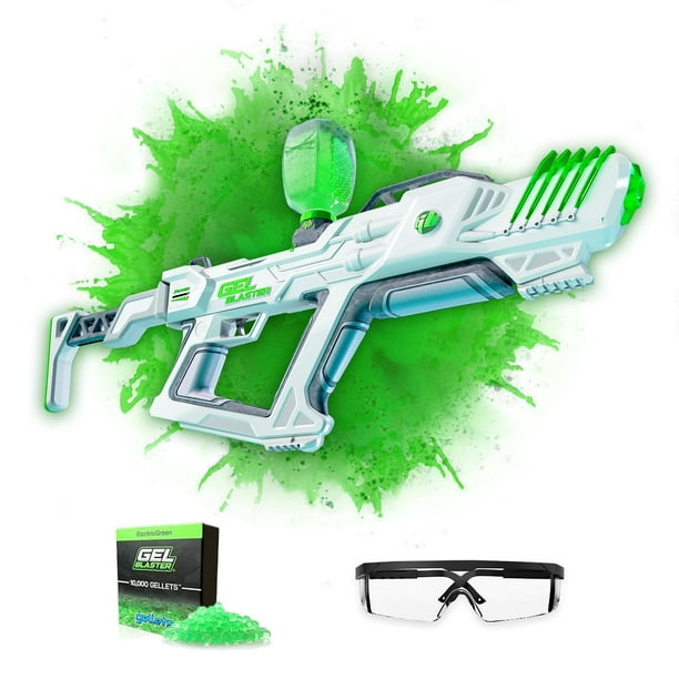 The Original Supersized Gel Blaster Surge XL - Pistola de bolas Splat de más de 150 pies de alcance - Blasters de gel de juguete con cuentas a base de agua - Modos semi, totalmente automático, triple