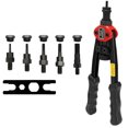 thumbnail image 1 of Labymos 12in Labor-saving Hand Riveter BT-606 Manual Rivet Machine 300mm Riveting Tools with Nut Dies, 1 of 8