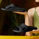 thumbnail image 1 of Zapatillas Baoblaze de Estar por Casa Antideslizantes Punta Abierta Negro, 1 of 8