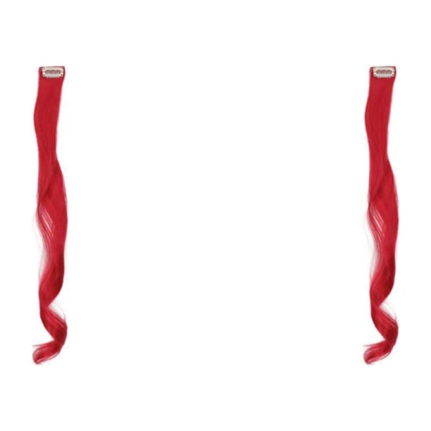 Extensión de cabello con Clip Qarigey 22 pulgadas postizos rectos de colores